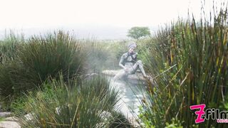 Tattooed ANUSKATZZ Gets ASS FUCKED in Public / Outdoors, Gape, ANAL - Punk - Goth