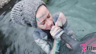 Tattooed ANUSKATZZ Gets ASS FUCKED in Public / Outdoors, Gape, ANAL - Punk - Goth