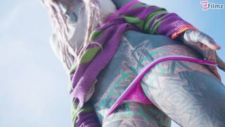 Dreadhead Horny HIPPIE Girl Gets ANAL Fuck Outdoors by Tattooed Dick - POV