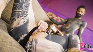 Tattoed Couple HARD Fucking and ANAL Play, Real Life Couple, Passionate Fuck