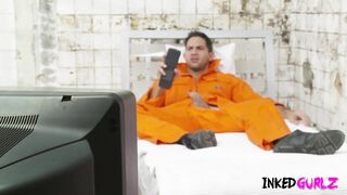 Inked Gurlz - Tanya Tate a Perfect Boobs Tattooed Blonde Gal is Banged Intensely by Demetri Xx.