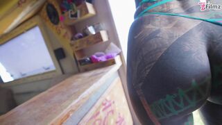 Naughty Couple having Wild Sex in Nature and in their Camper