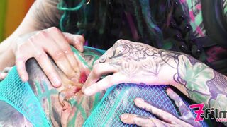 Tattoo Teens Female Domination, ANAL Fuck, Strap On, Gaping Ass, Prolapse, Crazy Big Toys