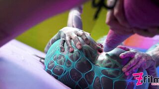 Tattoo Teens Female Domination, ANAL Fuck, Strap On, Gaping Ass, Prolapse, Crazy Big Toys