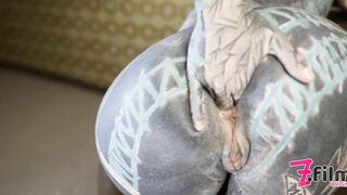 Tattooed TEEN Testing FUCK MACHINE with her ANAL - Fuck Machine, Gapes, Orgasm, Anal (goth, Punk, Al