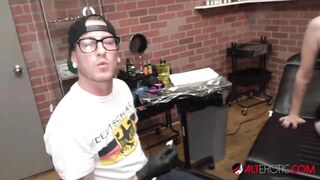 Rosie Rayes Fucked while having her Asshole Tattooed