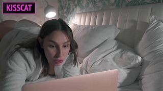 S2E5: Step Mom Helps to Cum Step Son in Share Bed while Working till get Pussy Creampie and Facial