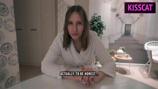 S2E5: Step Mom Helps to Cum Step Son in Share Bed while Working till get Pussy Creampie and Facial