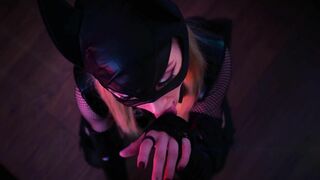 Leather Catwoman Lola Fae Fucks Hot Stud Chris Saint