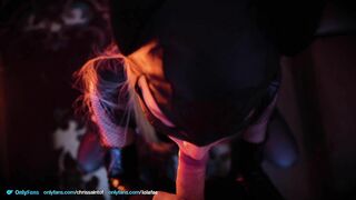 Blonde Tattooed Catwoman needs Huge Cock- Lola Fae