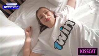 Step Mom Share Hotel with Step Son at Weekend! get Accidental Creampie and Asked for Cum on Face 