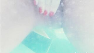 Brenna Sparks Big Tit Asian Poolside POV Fucking