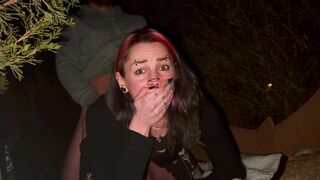 Goth Girl PUBLIC FUCKING at "the Shining" Stanley Hotel