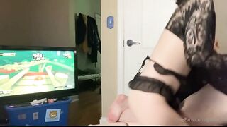 Goth Domme Edging Submissive Gamer Femboy