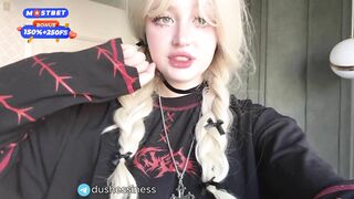 May i Cum in my Tights and then Fill your Mouth with Real SQUIRT? Hot Teen Goth Girl Videocall you