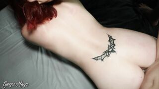 Gorgeous Goth Redhead has Intense Sex in the Cabin