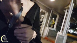 Big Tits Elvira Halloween Public Flashing