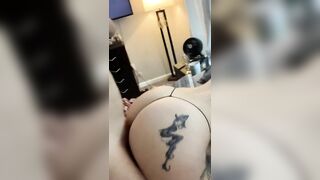 Goth Girl Takes it from the back