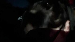 Pierced Goth Girl Takes a Cumshot Outdoors