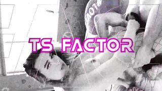 Goth Babe VALERICA STEELE Squirts from Big Dick Trans Girl EVA MAXIM