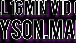 Fat Big Titty Goth GF Teases you with her Huge Tits and Begs for your Cum