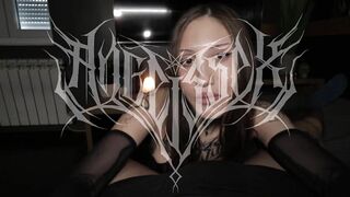 Footjob in Stockings, Cum on Feet, Sensually Sucking Dick / Angelssex