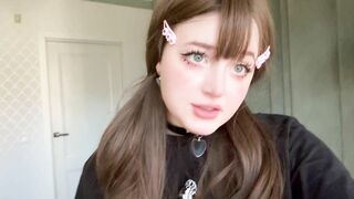 Cute Teen Egirl from Tinder try Anal for first Time on FaceTime Call. Part 2. Real Amateur Homemade