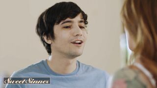 SWEET SINNER - Sophia Locke Seduces her Stepson Ricky Spanish into a Hot Steamy Older - Younger Sex