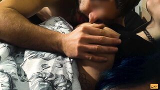 Hot NIPPLE TEASING until Blu Inked Girl EXPLODES - Unlimited Orgasm