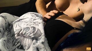 Hot NIPPLE TEASING until Blu Inked Girl EXPLODES - Unlimited Orgasm