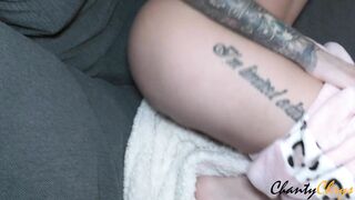 4K - Skinny Italian Stepsister Gets Fucked in her Tight Ass and Squirts for Pleasure! ChantyChrys