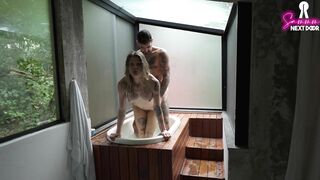 Fucking in the SPA with the Risk of getting Caught! - SammmNextDoor Date Night #29