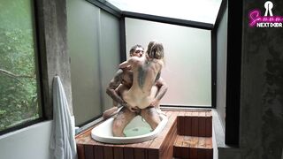 Fucking in the SPA with the Risk of getting Caught! - SammmNextDoor Date Night #29