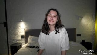 My Tiny Pussy make him Cum 3 Times and once Creampie ♡