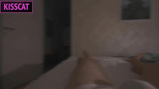 S2E4: Hot Step Mom Invites Step Son in Share Bed and Rides on Cock in Cowgirl while he Rest