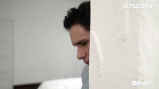 Cecilia Lion and Brenna Sparks are down for an Intense Threesome Sex - LETSDOEIT