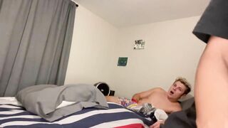 Real- Tiny Inked Model Loves her Ass Stretched and FILLED : Mav and Joey Lee