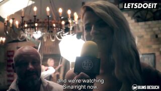 Beautiful Babe Sina Longleg Fucked Deep by Fat Cock after Interview - LETSDOEIT