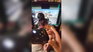 Goth GF Reporting for Booty while he Plays the new Call of Duty (BO6)