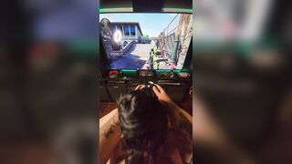 Goth GF Reporting for Booty while he Plays the new Call of Duty (BO6)