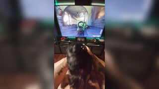 Goth GF Reporting for Booty while he Plays the new Call of Duty (BO6)