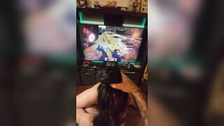 Goth GF Reporting for Booty while he Plays the new Call of Duty (BO6)