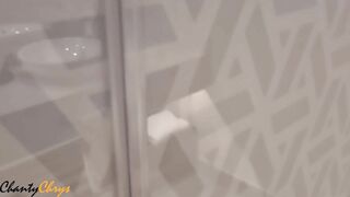 BUSTY GIRL Gets CAUGHT MASTURBATING in the Shower and Ends up COVERED IN CUM on her FACE!ChantyChrys