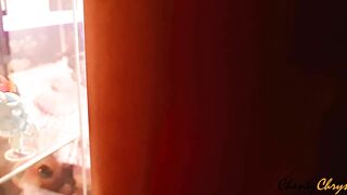 SHE GETS SURPRISED MASTURBATING! but Prefers BIG COCK to Adult Toy! CREAMPIE! ChantyChrys