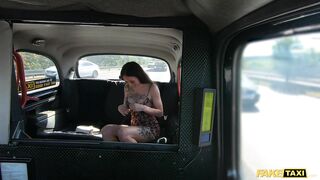 Fake Taxi Tattooed Babe Seduces the Taxi Driver by Showing off her Tattooed Body