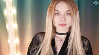 Petite Teen with Blue Eyes Tastes your Cum -karneli Bandi