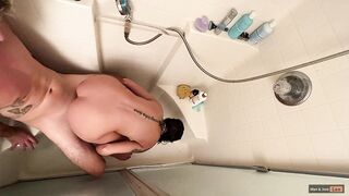 She CUMS after she Finally Fits his Dick into her Tight Ass- Mav & Joey Lee 4K