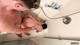 She CUMS after she Finally Fits his Dick into her Tight Ass- Mav & Joey Lee 4K