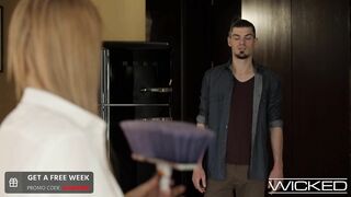 Wicked - Foreign Redhead Inked Babe Gets a Good Doggystyle Fuck