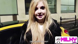 Beautiful Slim Blonde Agrees to go to the Hotel for a Hot Photo Shoot
